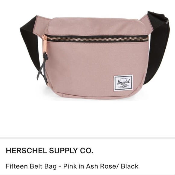 herschel ash rose fanny pack
